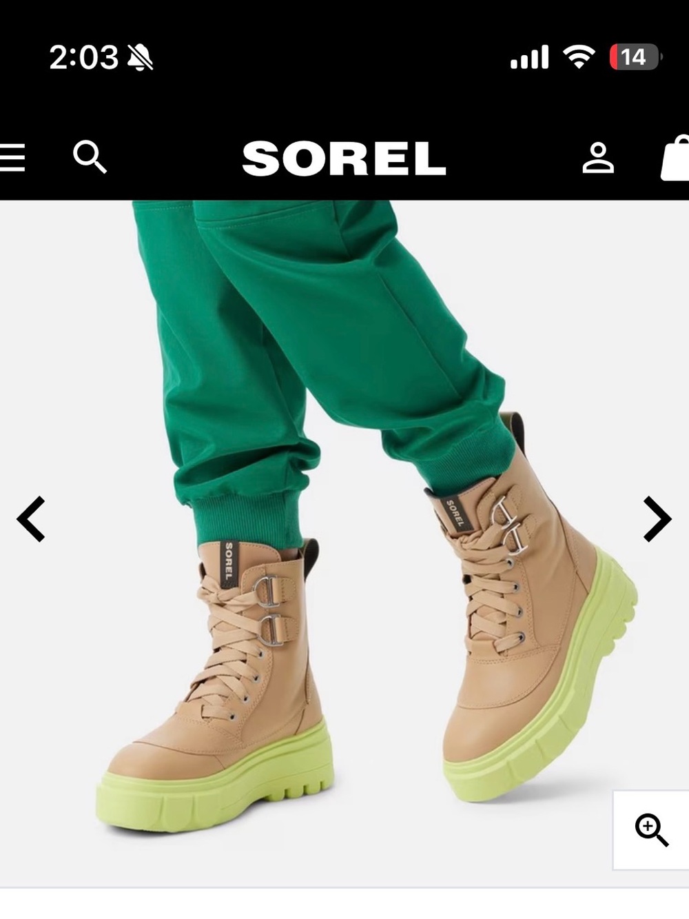Sorel “caribou x” waterproof Boots, 7.5